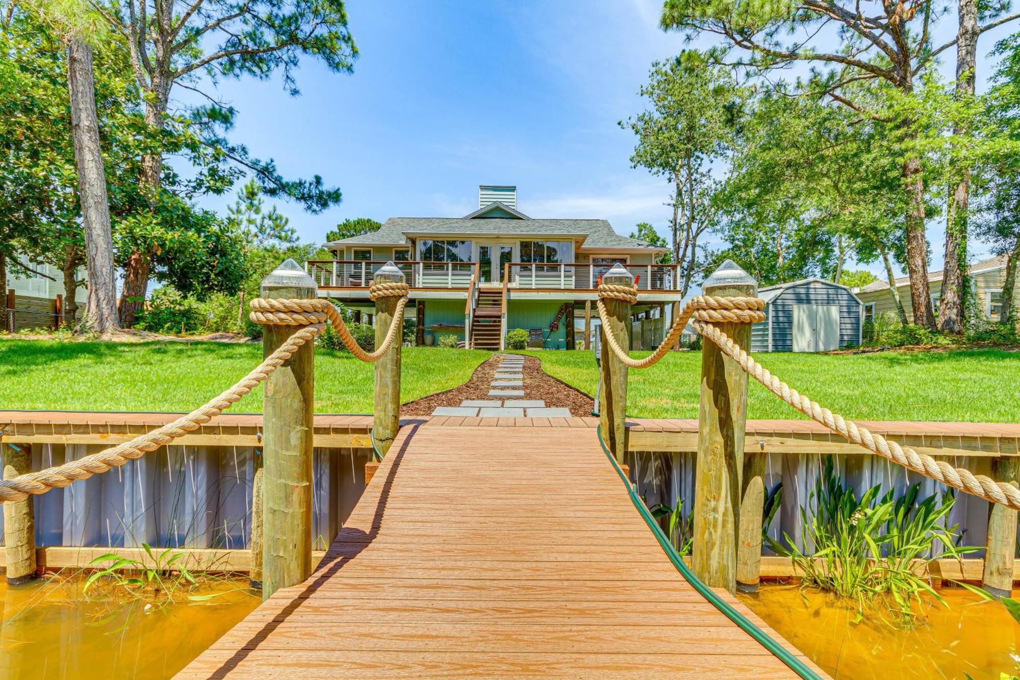 Waterfront Florida Vacation Rental With Boat Dock Milton Eksteriør billede