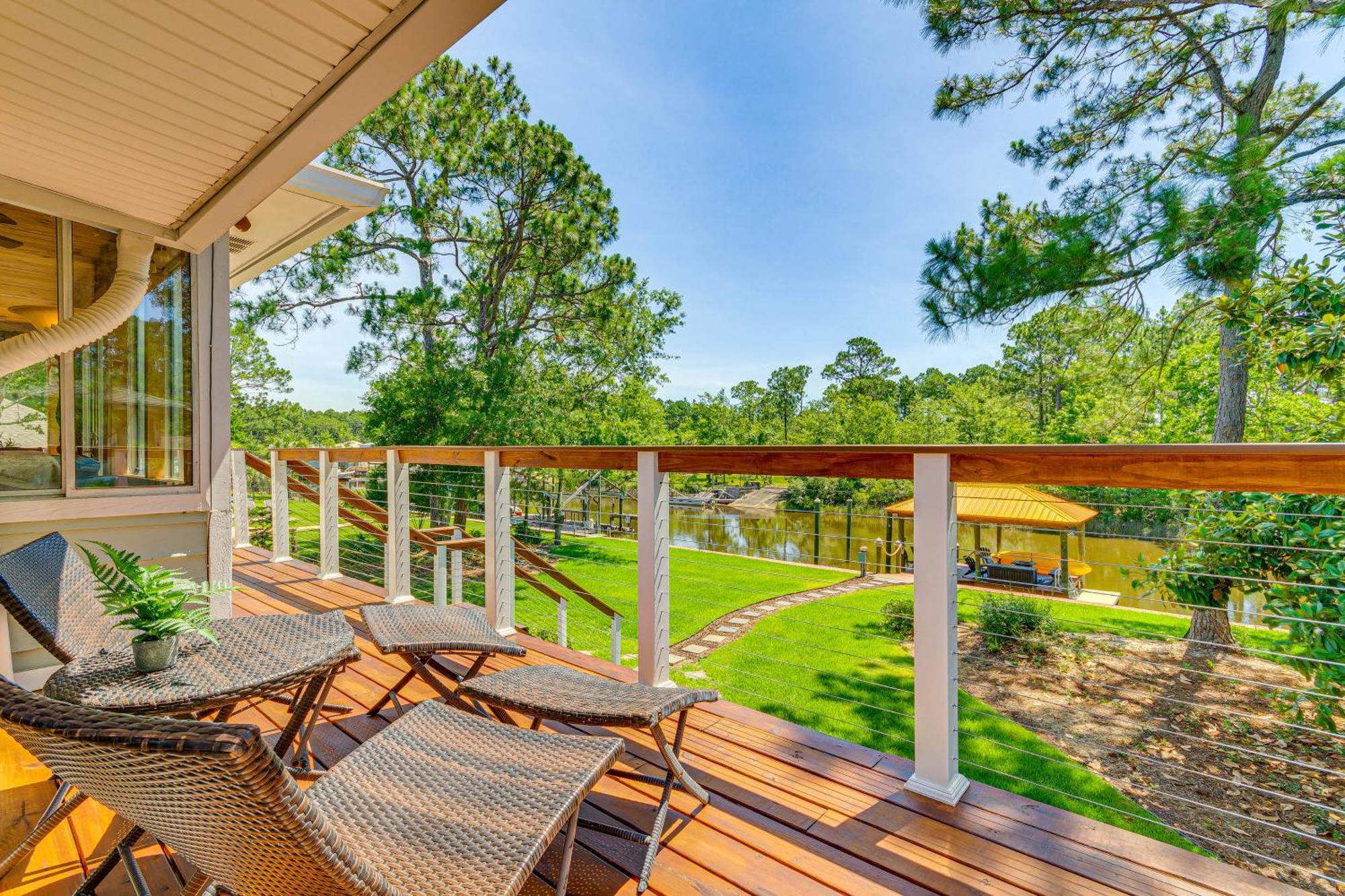 Waterfront Florida Vacation Rental With Boat Dock Milton Eksteriør billede